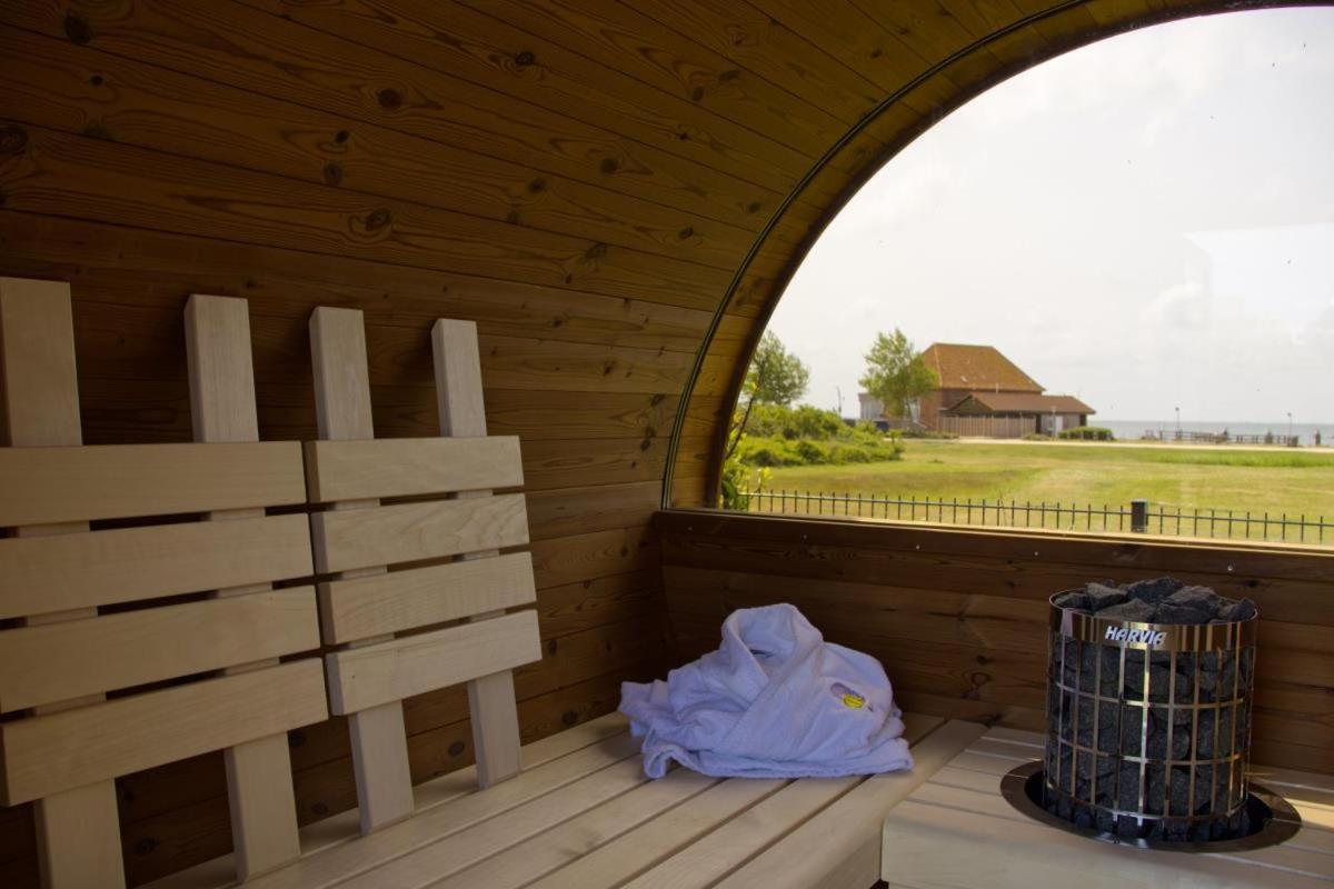Inselblume 82 - Bungalow Am Suedstrand Mit Meerblick Burgtiefe auf Fehmarn Dış mekan fotoğraf