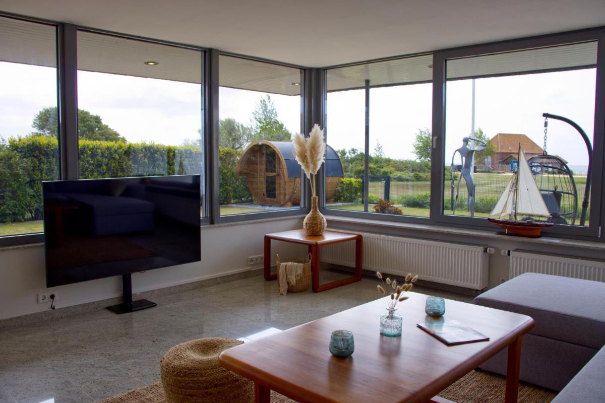 Inselblume 82 - Bungalow Am Suedstrand Mit Meerblick Burgtiefe auf Fehmarn Dış mekan fotoğraf